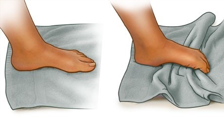 حرکات اصلاحی کف پای صاف