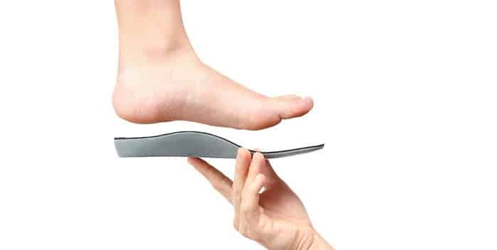کفی کفش برای پای ضربدری