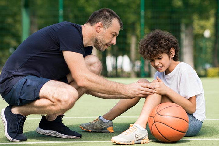 لنگدین یک پای کودک