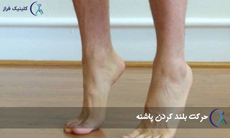 بلند کردن پاشنه پا
